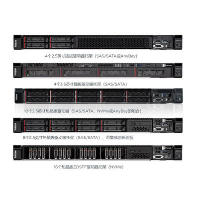 Intel Xeon Processor Lenovo Thinksystem SR630 V2 Rack Server for Web Hosting and Video GPU