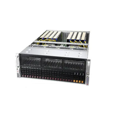 4U Dual Processor AMD Dual-Root GPU System Supermicro Server 4124GS-TNR with 8 PCI-E GPUs