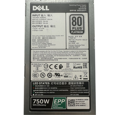 D-E-L-L 750W 800W 1100W 1400W 1800W 2400W 2800W Power Supply for Hot Swap Redundancy in Dell Servers