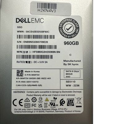 960GB SATA 2.5" Hard Drive with 6Gb/s SSD