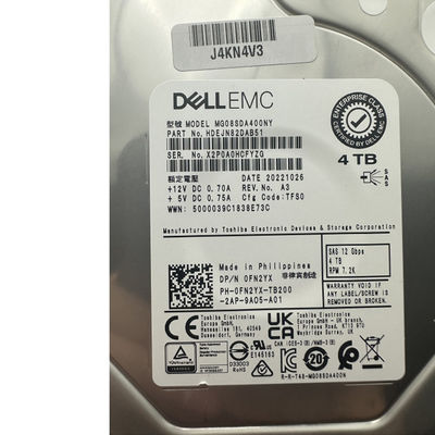 Server Hard Disk Drive 4TB Internal 3.5 Inch with SAS Interface and External Power Supply