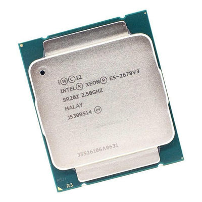 Twelve Cores 2.5GHz Intel Xeon Processor E5 2678 v3 for Server Performance Boost