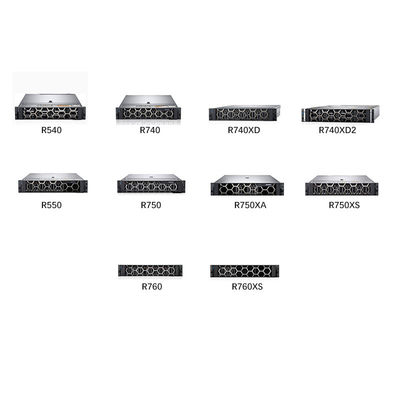 Poweredge R760 R750 R750xa R550 R740xd2 2U Dual CPU PC Computer Data Center GPU Rack Server