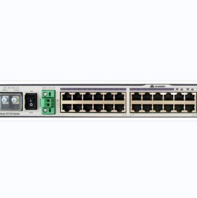High Capacity S5700-24TP-SI-DC Industrial Switch with 56 Gb/s Capacity and 24 Ports