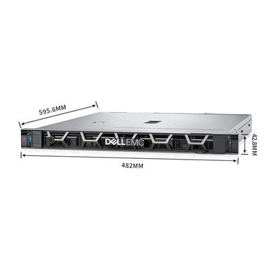 Stock Dell 1U Rack R350 with Intel Xeon e2324g 3.1ghz CPU and 16GB 3200mt Servers Memory