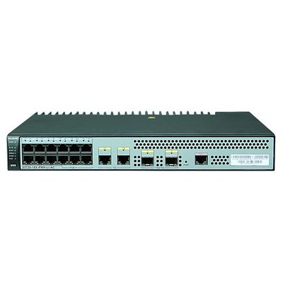 Rack-Ready S5720-16X-Pwh-Li-AC Gigabit Switch with 12 Ethernet 10/100/1000 PoE Ports