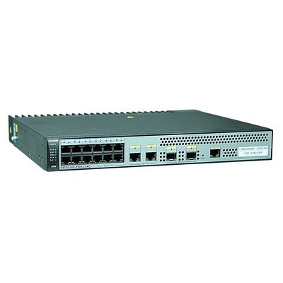 Rack-Ready S5720-16X-Pwh-Li-AC Gigabit Switch with 12 Ethernet 10/100/1000 PoE Ports