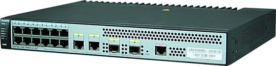 Rack-Ready S5720-16X-Pwh-Li-AC Gigabit Switch with 12 Ethernet 10/100/1000 PoE Ports