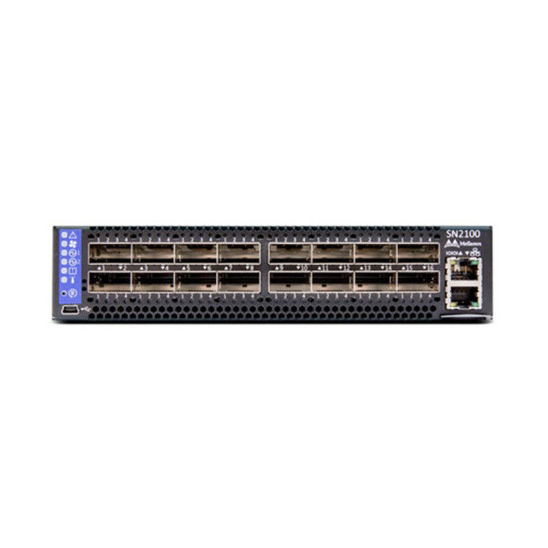 Mellonax Switch MSN2100-CB2F 16 QSFP28 Ports Ethernet Switch with Private Mold