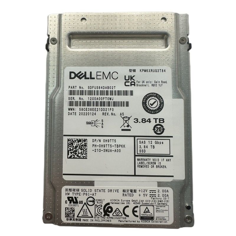 3.84TB 2.5" SSD for Server and storage