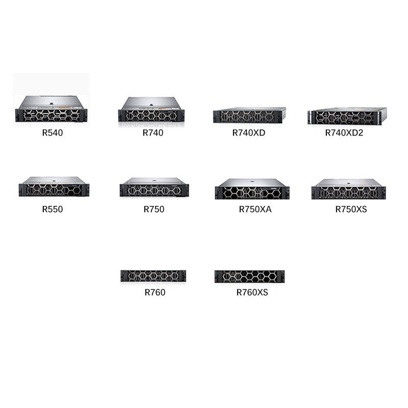 Poweredge R760 R750 R750xa R550 R740xd2 2U Dual CPU PC Computer Data Center GPU Rack Server