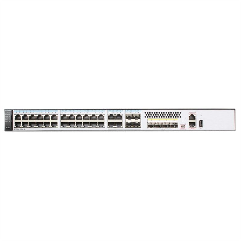10/100/1000Mbps Transmission Rate S5720 series 28 Ethernet PoE ports Gigabit SFP S5720-36C-EI-DC
