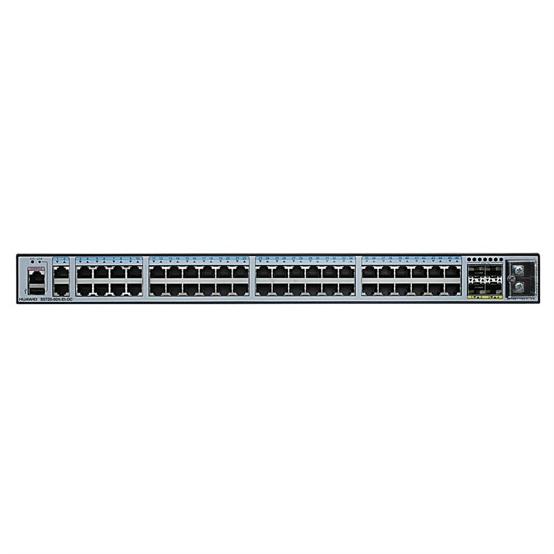 48 Ports 10/100/1000Mbps Switch Four 10GE SFP Ports Huawei S5720-50X-Ei-DC S5700 Switch