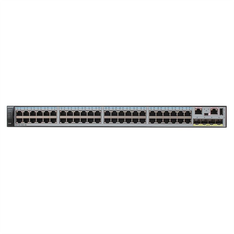 S5720-56C-EI-AC S5700 Series 48-Port 10/100/1000Mbps Four 10GE SFP Ports Rack Switch